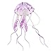 Uniclife Glowing Jellyfish Ornament Decoration Set for Aquarium Fish Tank, 2 Large + 4 Small Random Color