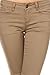 Vialumi Women's Solid Colored Pants Slashed Knee Skinny Jeans - Many Colors