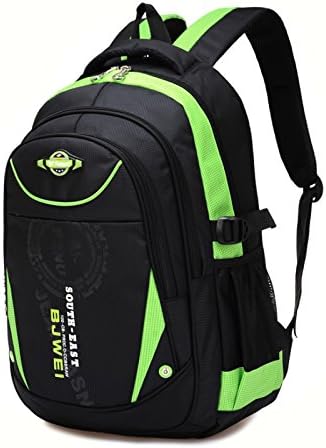 Eshops School Backpacks for Boys Bookbag for Kids Student Backpack (Green-1)