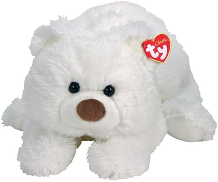 ty polar bear stuffed animal