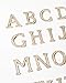 Sonix Crystal Embellished Metal Alphabet Letter Sticker - Clear (Z)