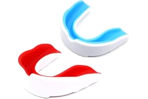 Sports Mouth Guard for Kids and Youth,2 Pcs Boys Girls Mouthguard with Case (BPA Free) for Boxing Football Hockey Karate Rugb
