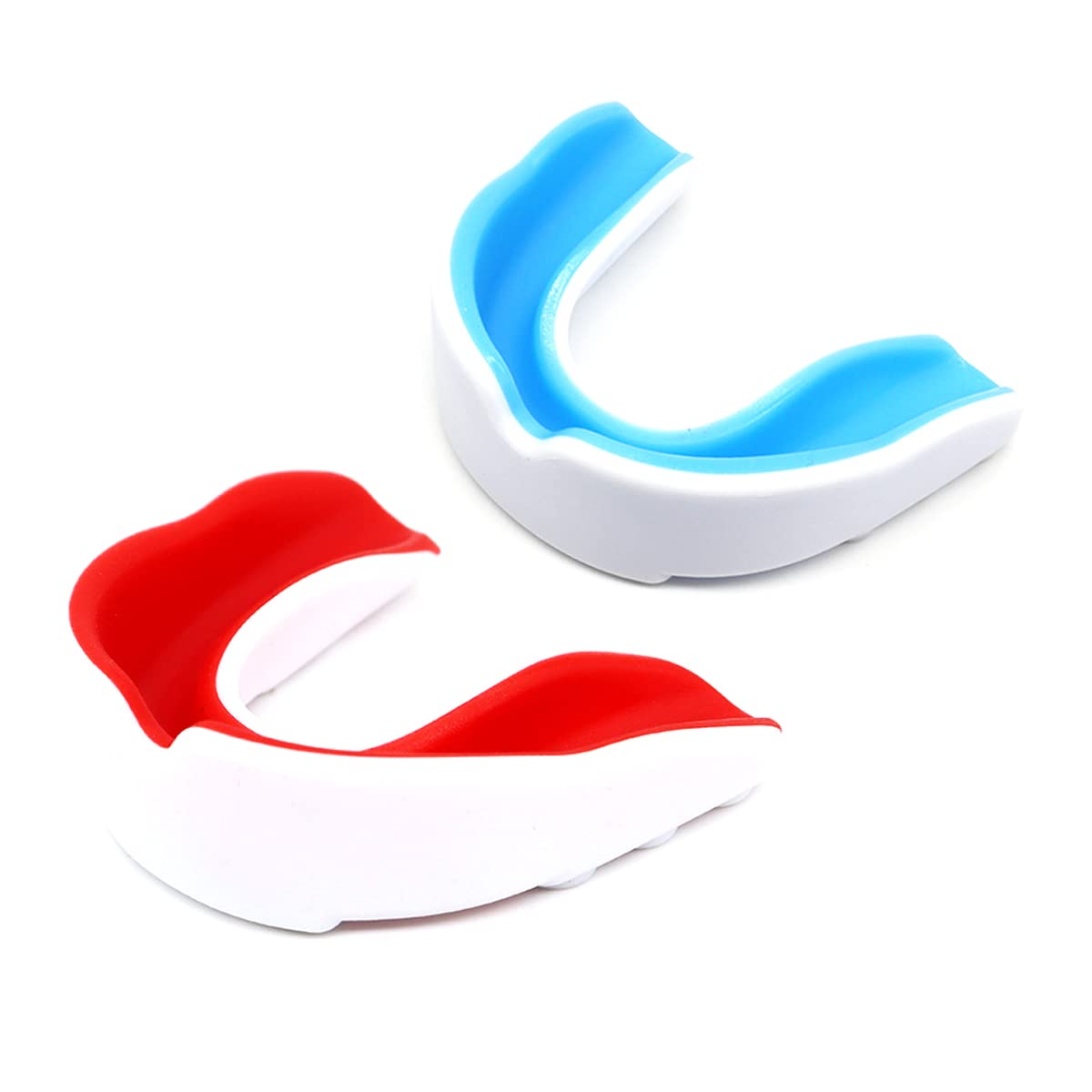 2 Pack Sports Mouth Guard for Kids and Youth - Mouth Protection Athletic Mouthguard with Case (BPA Free) for Boxing Football Hockey Karate Rugby for Boys Girls Sports Supplies…