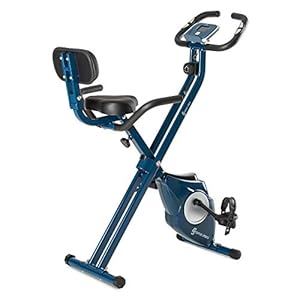 Klarfit Azura [CF/Pro] – ergometer, fitnessfiets, cardiobike, maximaal 100 kg, blauw