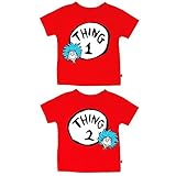 Bumkins Dr. Seuss Thing 1/2 Toddler Tee Shirt Combo