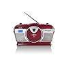 iCES ISCD-33 draagbare retro radio – CD/MP3-speler – 20 titelgeheugens – FM-radio – USB-weergave – 3,5 mm…