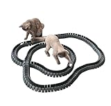 Magic Cat Track and Ball Toy Double Size for cats, kittens, pets, kitties, consisting of 16' flexible tracks and 4 balls