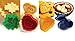 Norpro Pie Topper Cutters Cookie Stamp, Set of 4, Multicolored