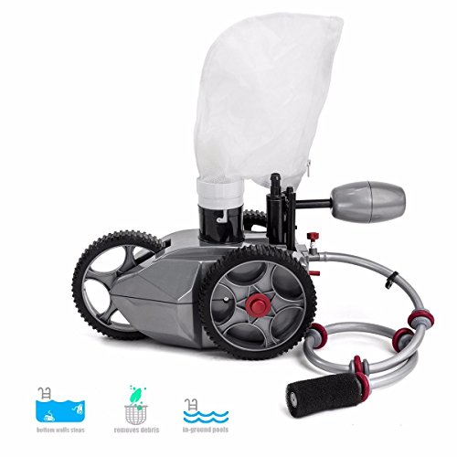VirtualSurround In Ground Pressure Side Automatic Swimming Pool Cleaner wall climb vacuums Sweep
