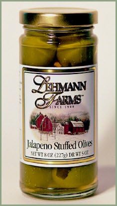 Jalapeno Stuffed Olives / 8 oz Jar