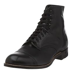 Stacy Adams Men's Madison Cap Toe Boot,Black,13 EE