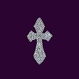 Small Cross Rhinestone Bling Car Decal Sticker by Jubilee Rhinestones