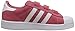 adidas Originals unisex child Superstar Cloudfoam Running Shoe, Spring Pink/White/White, 11 Little Kid US