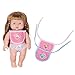 Huang Cheng Toys Doll Accessories 2 Bibs for 12-inch Doll Nursing Bottles Shoes Pacifiers Underwears Plate Spoon