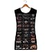 Valdler Dual Sides Hanging Jewelry Non-woven Organizer 30 Pockets 14 Hook-and loop Tabs Holder Storage Bag Without Hanger (Black)