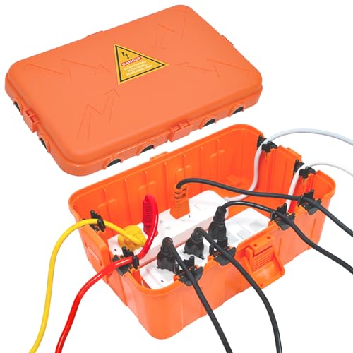 Hrensaw Outdoor Electrical Box Orange