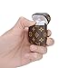 AirPods Case, Leather Protective Shockproof Case Cover AirPods Accessories with Carabiner Compatible with Apple AirPods Charging Case