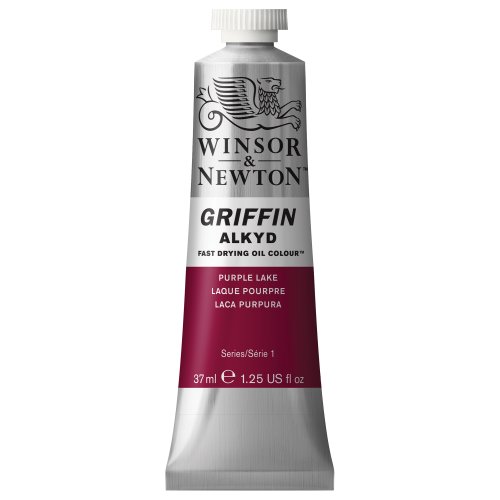 Winsor & Newton Griffin 37ml Alkyd Fast Drying Oil Colour Tube - Purple Lake