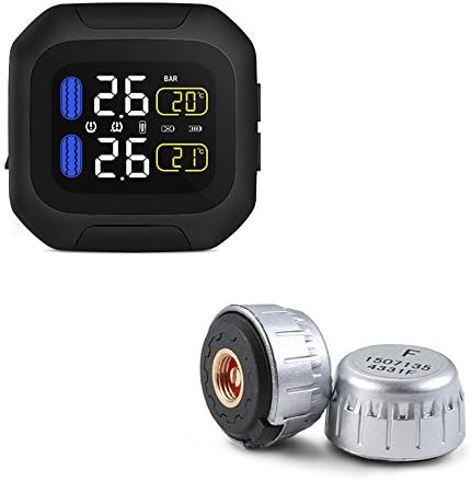 Careud Exteranl TMPS for Motorcycle Motorbike Tire Pressure Monitoring System Outside Sensor