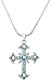 Aqua Blue and AB Crystals 1-1/4