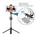 Alfort Bluetooth Selfie Stick, Extendable Selfie Stick Tripods 2-in-1 Monopod with Wireless Remote Shutter for iPhone X/8/8P/7/7P/6s/6P/5S, Galaxy S5/S6/S7/S8, Google, Huawei and More(Black)