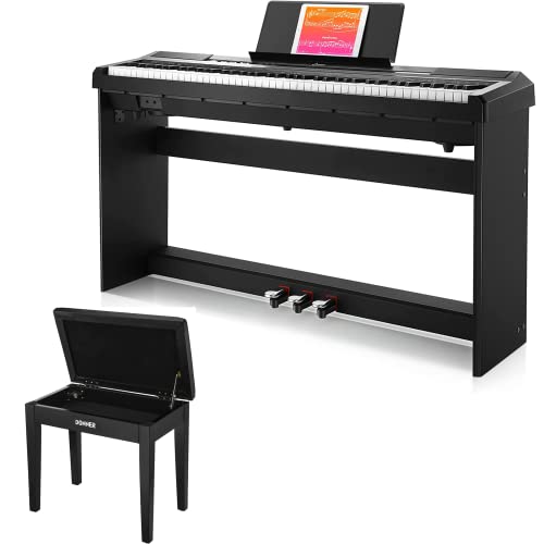 Donner DEP10 Beginner Digital Piano + Donner Piano Bench Pricepulse