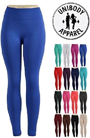 Women’s Unibody Apparel Soft Fleece Lined Leggings – Assorted Colors