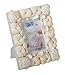 Yakri 5x7 Beach Decor Seashell Picture Frame,Complete Handmade Conch Photo Frames with Sea Shells for Wedding