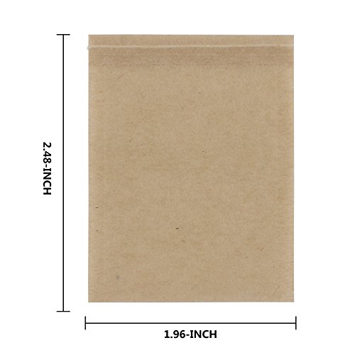 300PCS Tea Filter Bags , Disposable Paper Tea Bag with Drawstring Safe Strong Penetration Unbleached Paper for Loose Leaf Tea and Coffee