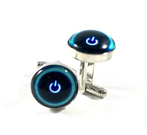 Power Cufflinks Wedding Groomsmen Best Man Gifts for him