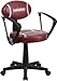 Flash Furniture Preston Football Swivel Task Office Chair with Arms
