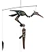 Cohasset Gift & Garden Abby Bobbing Head Bird Bamboo Wind Chime - Unique Outdoor Bird and Rooster Decor, Medium to Large Sized for Outside Spaces, Hand Painted Spotted Design - Rustic Wind Chimes with