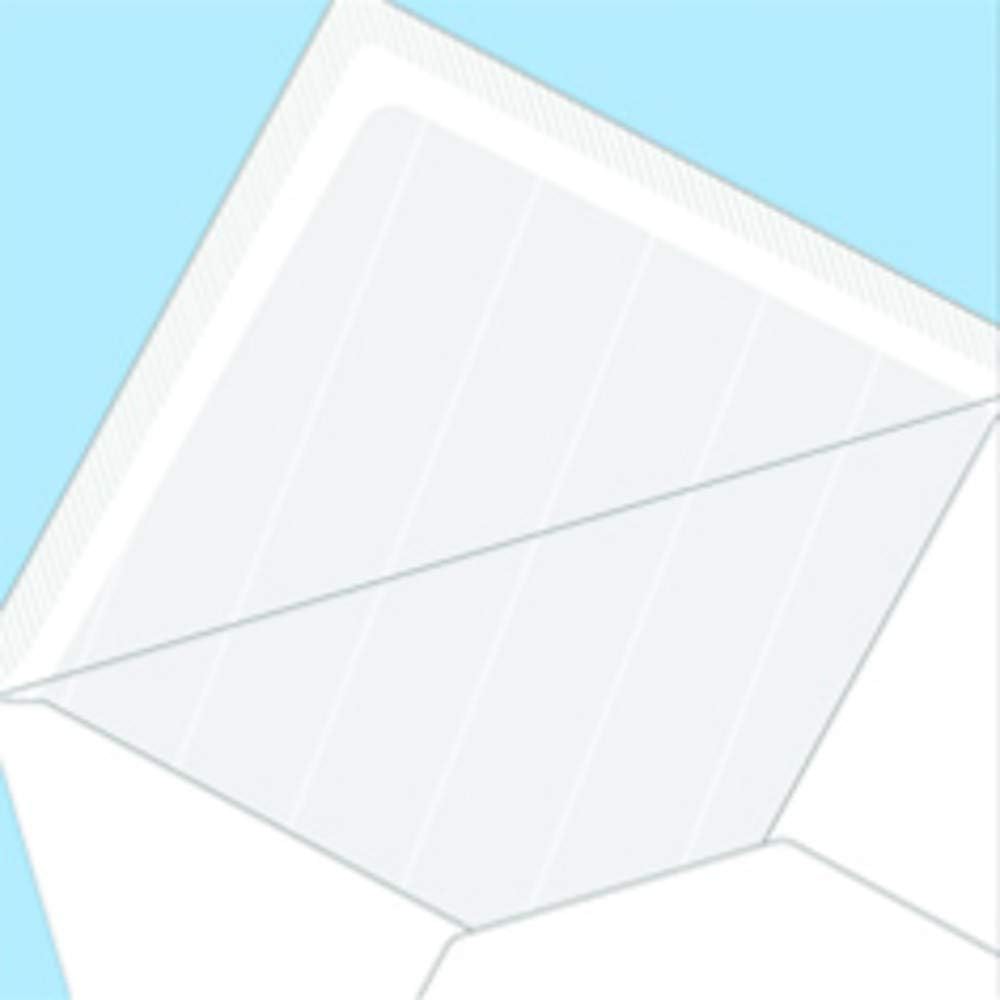 Clairefontaine 9416C, Pack of 20 White Lined Envelopes Triomphe C6 -114x162mm, Gummed, 130g/m², White Colour, Correspondence - Image 4