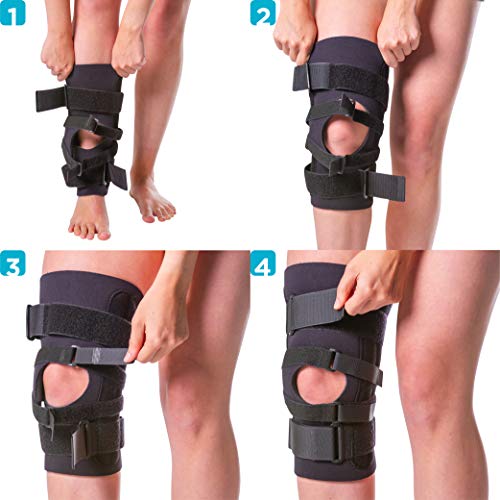 BraceAbility J Patella Knee Brace Lateral Patellar Stabilizer with