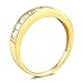 14k Yellow OR White Gold SOLID Channel Set Wedding Band