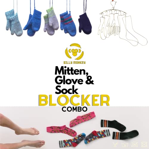Silly Monkey 3in1 Mitten Glove Sock Blocker Set, Complete Combo