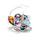 Nespresso Vertuoline Compatible Hexagon Plexiglass Capsule Pod Holder, Clear Dispenser, Storage Solution for Nespresso Machines and Keurig K-Cups - Fits 40 Capsules
