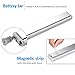 AMIR Upgraded Motion Sensor Lights, Battery-Powered Closet Light Motion Activated, Under Cabinet Lights Stair Lights, Stick-Anywhere Wall Lights for Hallway, Bedroom, Kitchen etc. (White - Pack of 6)