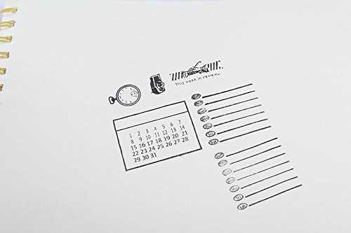 GIMITSUI Store Clear Silicone Stamp (Calendar)