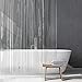 mDesign PEVA 3G Shower Curtain Liner (Pack of 2), PVC-Free, Eco Friendly, Mold & Mildew Resistant, Odorless - No Chemical Smell, Long 72