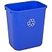 Highmark Recycling Bin, 7 Gallons, Blue, WB0188