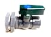 Rain Barrel Garden Spigot Kit - 3/4" Full Port PVC Ball Valve with Bulkhead Fitting Adapter