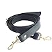 Lam Gallery Split Leather Purse Strap Replacement Black Crossbody Bag Strap Wide 1