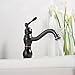 BWE Single Handle One Hole Commercial Bathroom Sink Faucet Lavatory Oil Rubbed Bronze Deck Mount