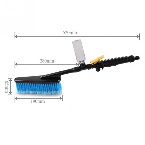 AUTO PDR Car Wash Cleaning Brush With Long Handle Switch Water Flow Foam Gun