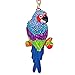 Parrot Pendant Keychain, Fashionable Jewelry Key Ring Cute Bird Shape Pendant Rhinestone Decoration Keychain(Blue)thumb 2