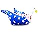 Mimosa Inc American Flag Bald Eagle Inflatable Premium Quality Giant Size Pool Float