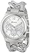 Geneva Women's 2380-Silver-GEN Oversized Interlocked Chain Band Watch