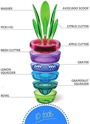 BCletty Paracity(TM) Fruit Salad Cutter Citrus Juicer Grinder Kitchen Gadget Flower Pot Cooking Tools Kitchen Accessories