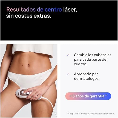 Depiladora Luz Pulsada Skin i·expert Smart IPL, PL7387, Blanco/Bronce